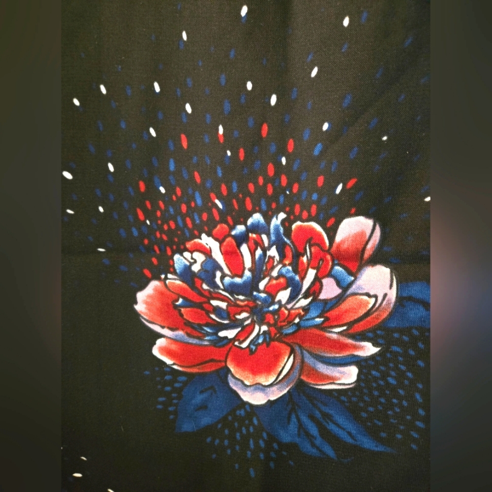NWT Dex Black Floral Explosion Peony Camisole Sleeveless Top - Picture 5 of 12